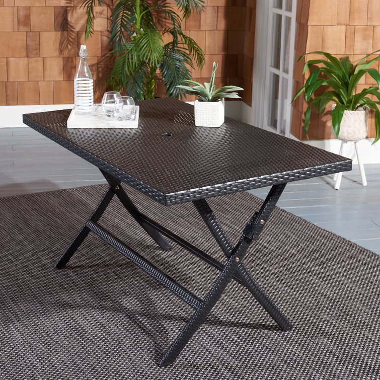 Foldable patio dining discount table